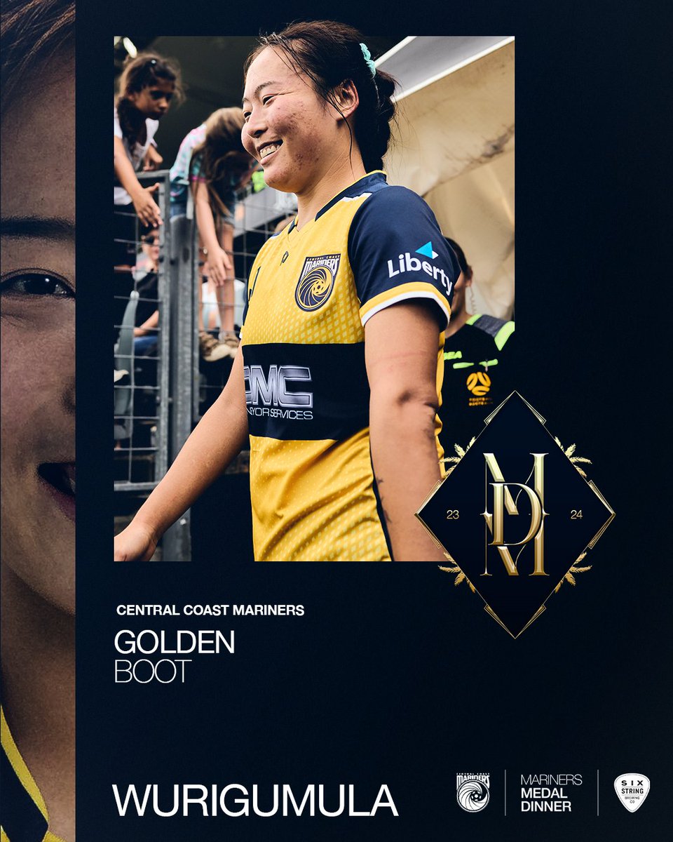 8 goals in her first season as a Mariner to win the Golden Boot! ⚽️

Congratulations, Wurigumula! 👏

#CCMFC #MarinersMD #TakeUsToTheTop