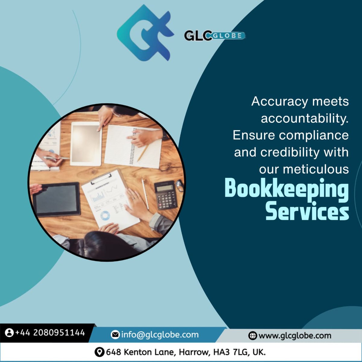 Keep your records straight with our detailed bookkeeping services. We pay close attention to detail to ensure that all your financial records are correct and up-to-date.  #DetailOriented #Success   #GlobalOutsourcing #Business #Accounting #Bookkeeping #Services #CPA #GLCGlobe