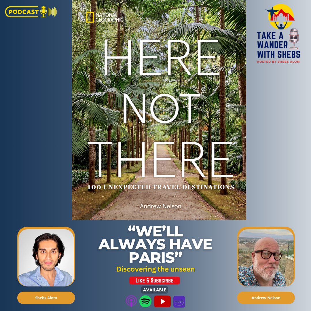 Thrilled to team up with @Disney /@NatGeo to promote their amazing new book on my podcast! Subscribe to not miss it youtube.com/@Shebsthewande… Huge thanks to author @andrewnelson sharing insights into his incredible work. Also a big thanks to the Disney PR team! #TRLT #Unexpected