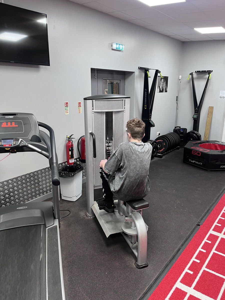 Lovely afternoon at the gym for an enrichment option.
McKenzie and Harry were being competitive on the machines #HealthyLifestyles