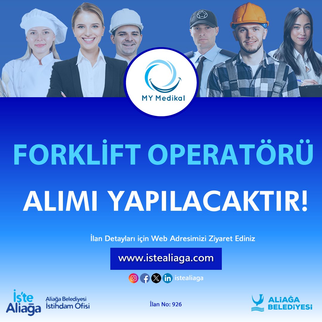 Firma bünyesinde çalıştırılmak üzere 'Forklift Operatörü' alımı yapılacaktır.
⁣
İlana Başvuru için Hemen Üye Olun⁣
🔹 istealiaga.com

#izmir #aliağa #aliağabelediyesi #insankaynakları #istihdam #işilanları #aliağaişilanları #izmirişilanları