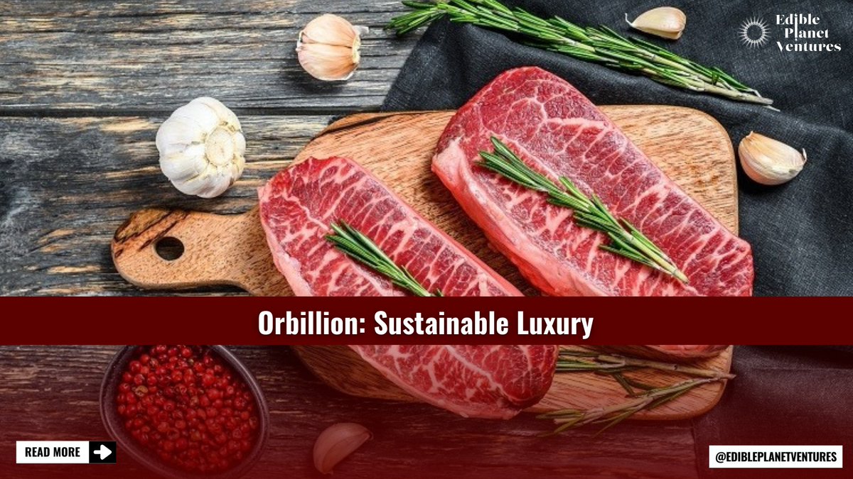 🔬 Luxury meets sustainability in every slice! @Orbillion1 is redefining premium meats, from heritage breeds to exquisite cuts, all cultivated with care in a lab. Experience the future of meat without compromising on quality or ethics. #LuxuryWithoutGuilt #FutureOfMeat
