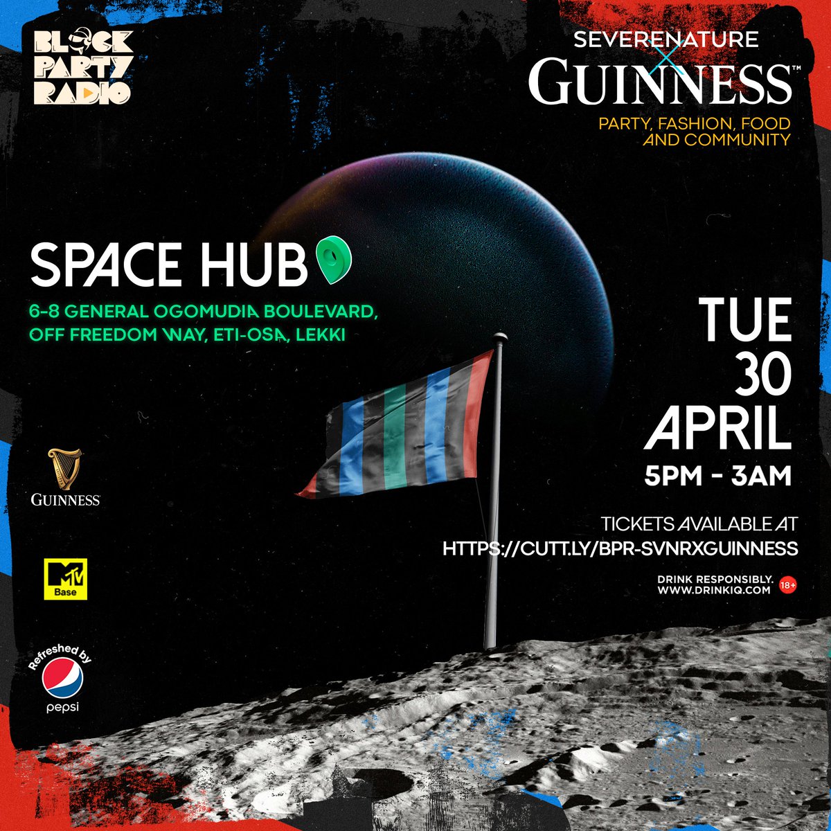 Follow us to space and have the time of your life on April 30 Tix link here: cutt.ly/BPR-SVNRxGUINN…