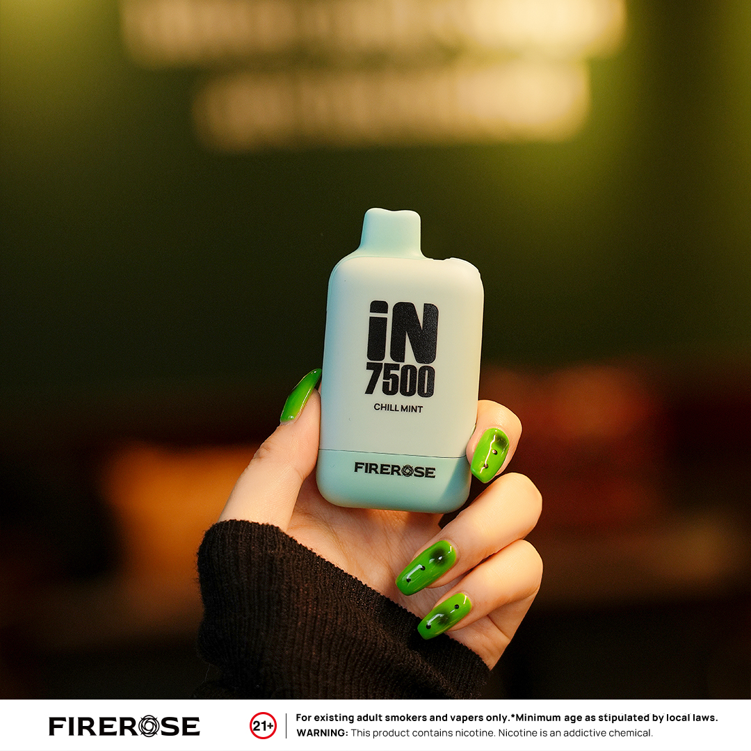 ❤️‍🔥Start you week fresh with the vibrant energy of iN7500 by your side
.
🟧Main Features:
-Vibration Indication
-15 Unique Flavors
-7500 Puffs
-Digital Battery & E-liquid Indicator
.
.
#firerose #firerosetech #firerosein7500 #vape #vapefam #vapecommunity #vapefan #disposablevape