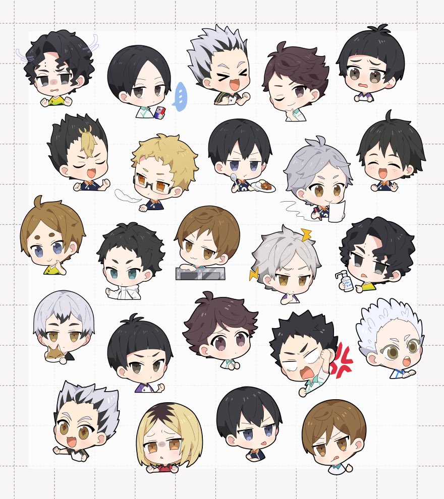 描きたい子を描いてるから被りもあるけど、まとめると結構描いてた🌟