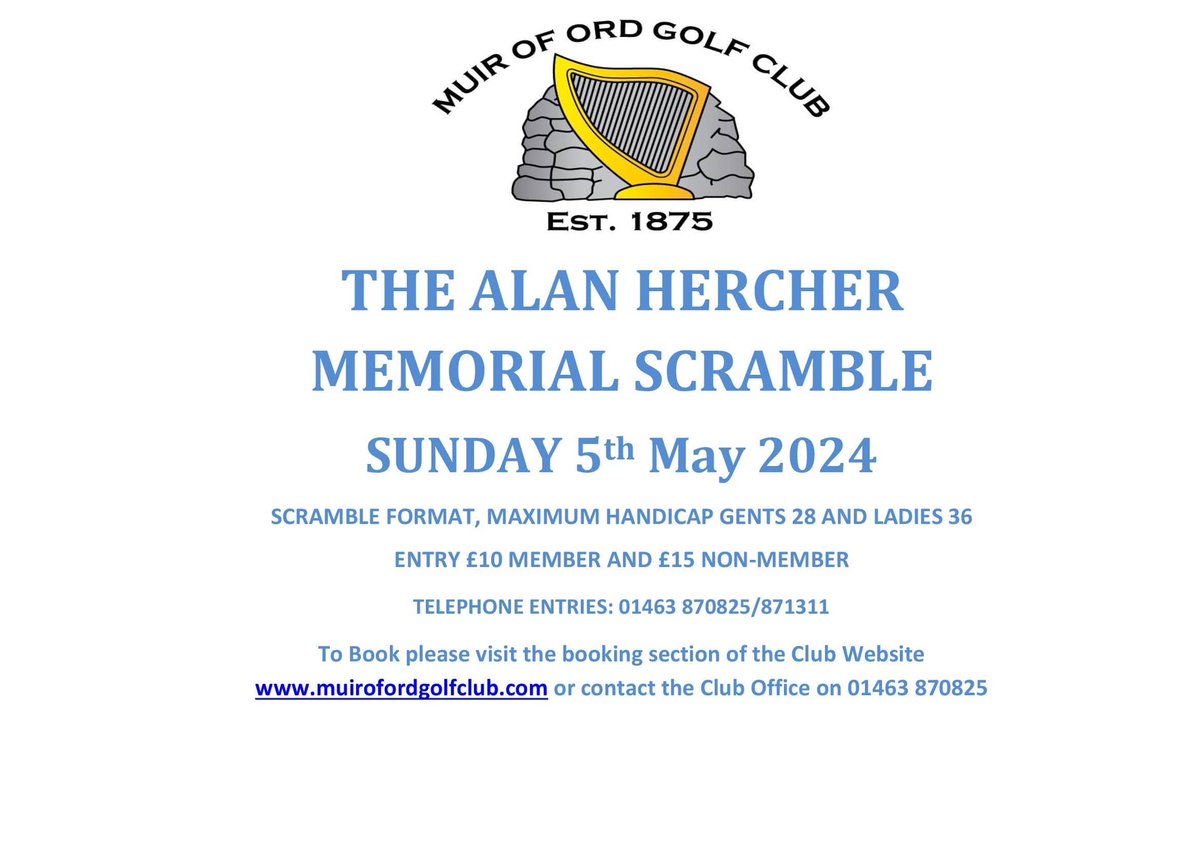 Muir of Ord Golf tweet media