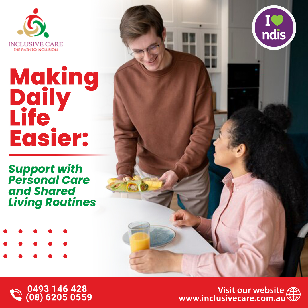 From daily tasks to self-care practices, we've got your back every step of the way. 

📲: 0493 146 428, ☎️: (08) 6205 0559
📧: info@inclusivecare.com.au
🌐: inclusivecare.com.au

#personalcare #dailylife #NDIS #ndissupport #ndisaustralia #InclusiveCare #perth #australia