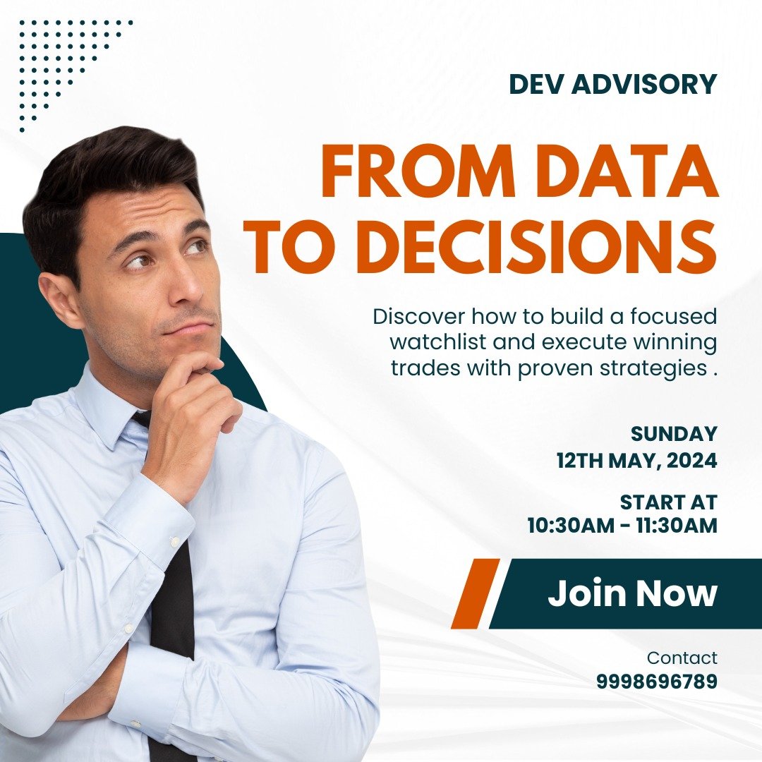 Free Webinar : From Data To Decisions

Fill in the below google form. Webinar link will be sent on Registered Mob No.

forms.gle/mMoQGSHRpzLXD3…

#StockMarketindia #TradingStrategies #trading