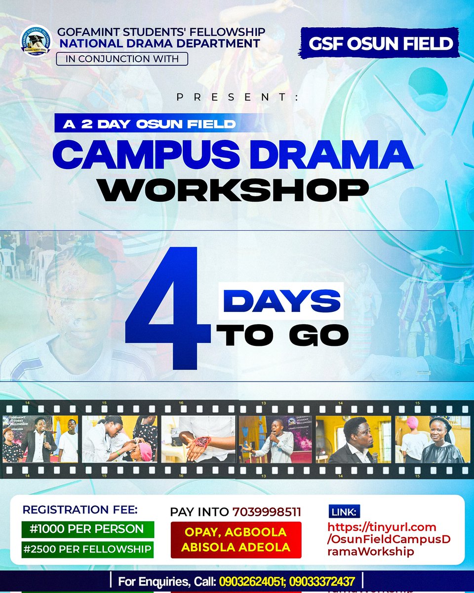 GSF National Drama Department tweet media