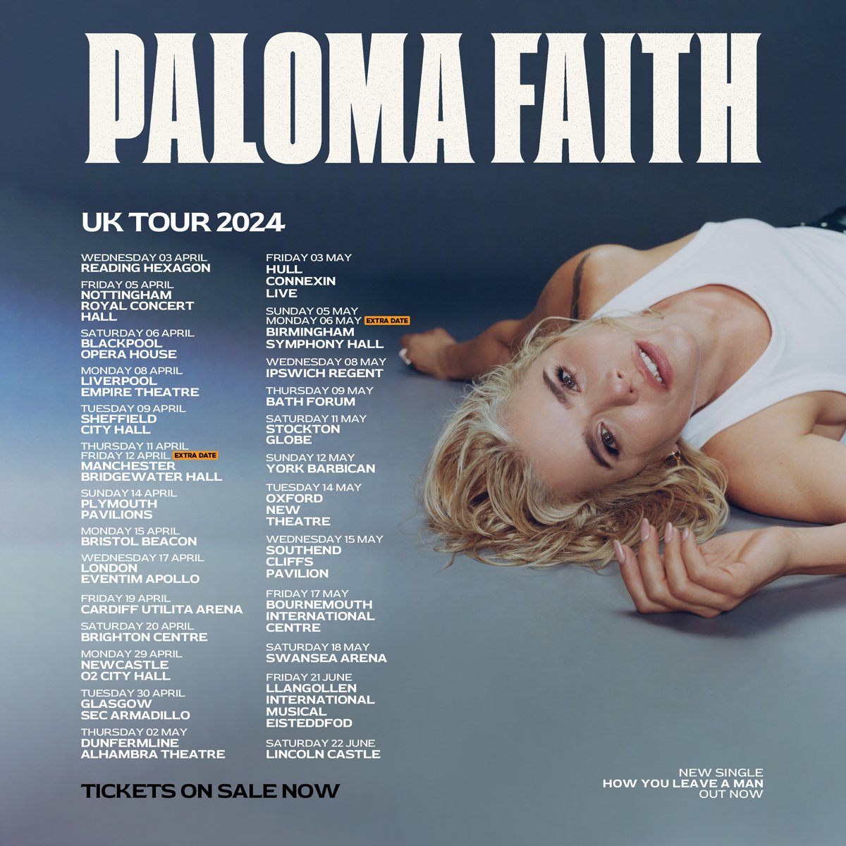 The incredible @Palomafaith is here tonight🙌 She's got a lot to play so no support. Doors at 6:30pm with the show starting ay 7:45pm. Our usual security measures are in place - no bags bigger than A4 - please check our pinned tweet for details 🙏