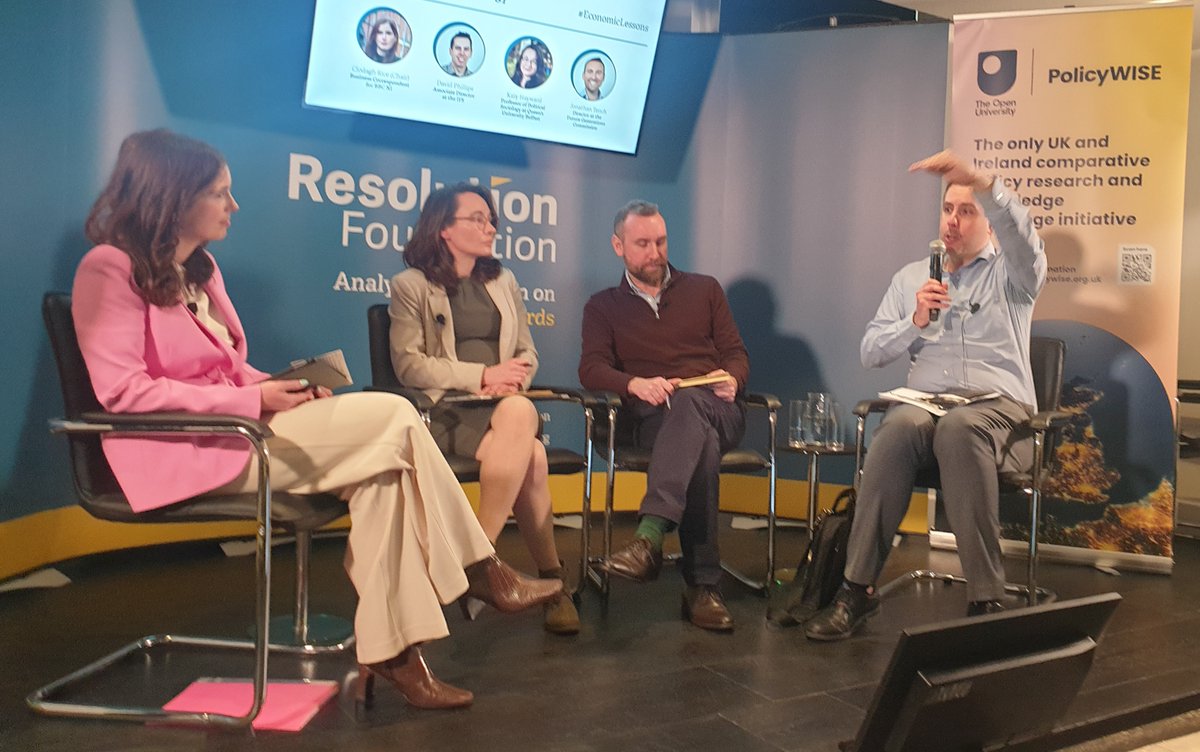 Speaking at our event @fiscalphillips says that a lot of the supply side areas of economic policy are already devolved - such as education, skills and housing supply. And Scotland's track record on using these powers effectively hasn't been great.