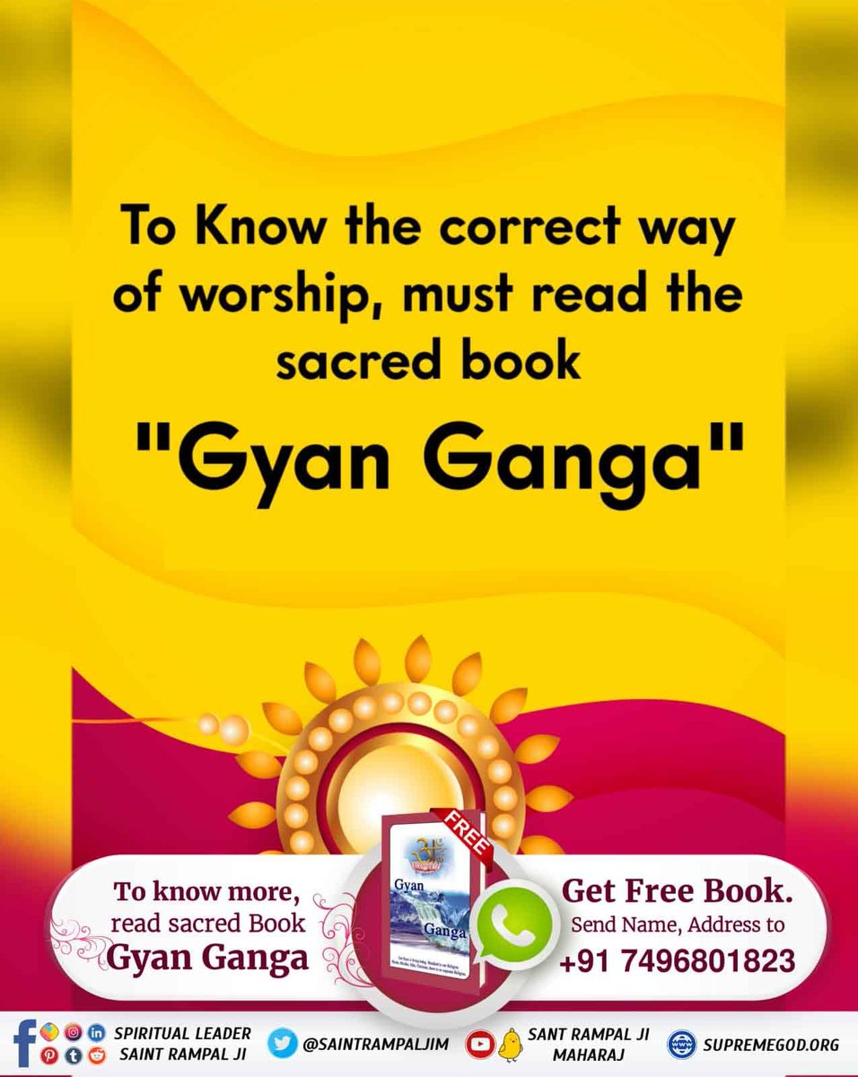 #GodMorningMonday #जगत_उद्धारक_संत_रामपालजी What it means to say is that if one does devotion and also has pride in his mind, then God's blessings are not showered on him. Due to which his devotion is destroyed. Read the book 'Gyan-Ganga'