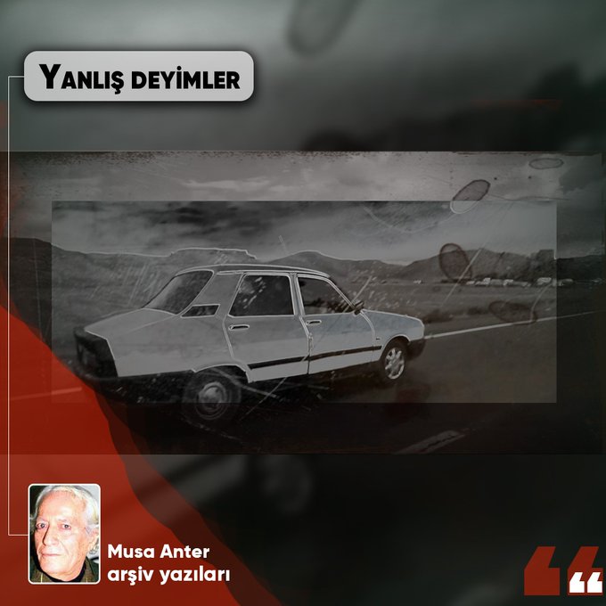 📌Yanlış deyimler Mesela Faili meçhul cinayetler. Şu lafa bak yahu faili meçhul cinayet olur mu? Meçhul dediğiniz fail koskoca hükümettir, devlettir. ✍️Musa Anter yeniyasamgazetesi5.com/?p=432026