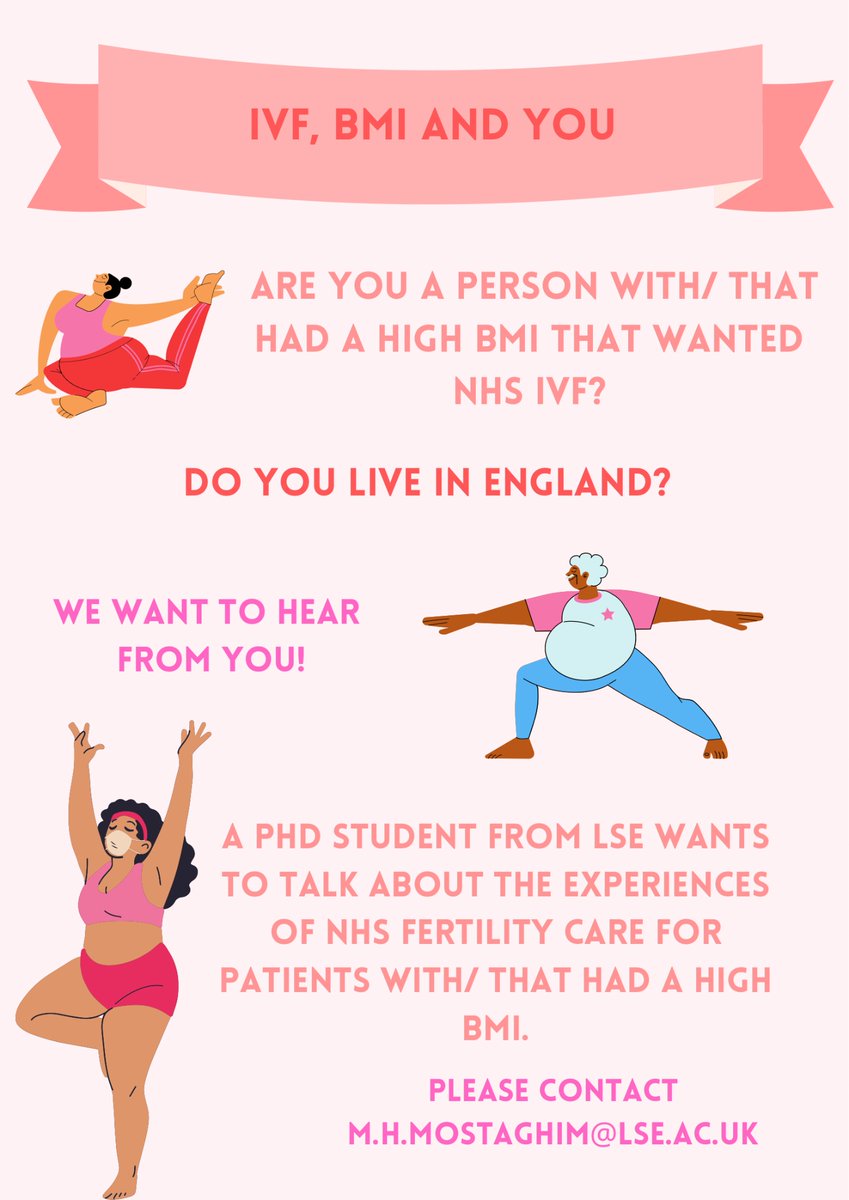 Are you someone who sought IVF in the NHS? Did you get told that your BMI was too high for IVF? UPDATE: Do you live in England? If you are, please get in touch. *Also, please share this post*.