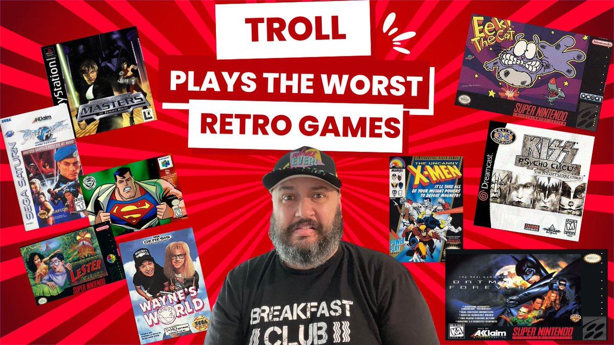 Our latest Series with Link to the Past Randomizer may be over, but Monday May 6th drops our newest series as your Favorite Troll on Youtube plays the WORST Videos Games from the Retro Era!

#YoutubePartner