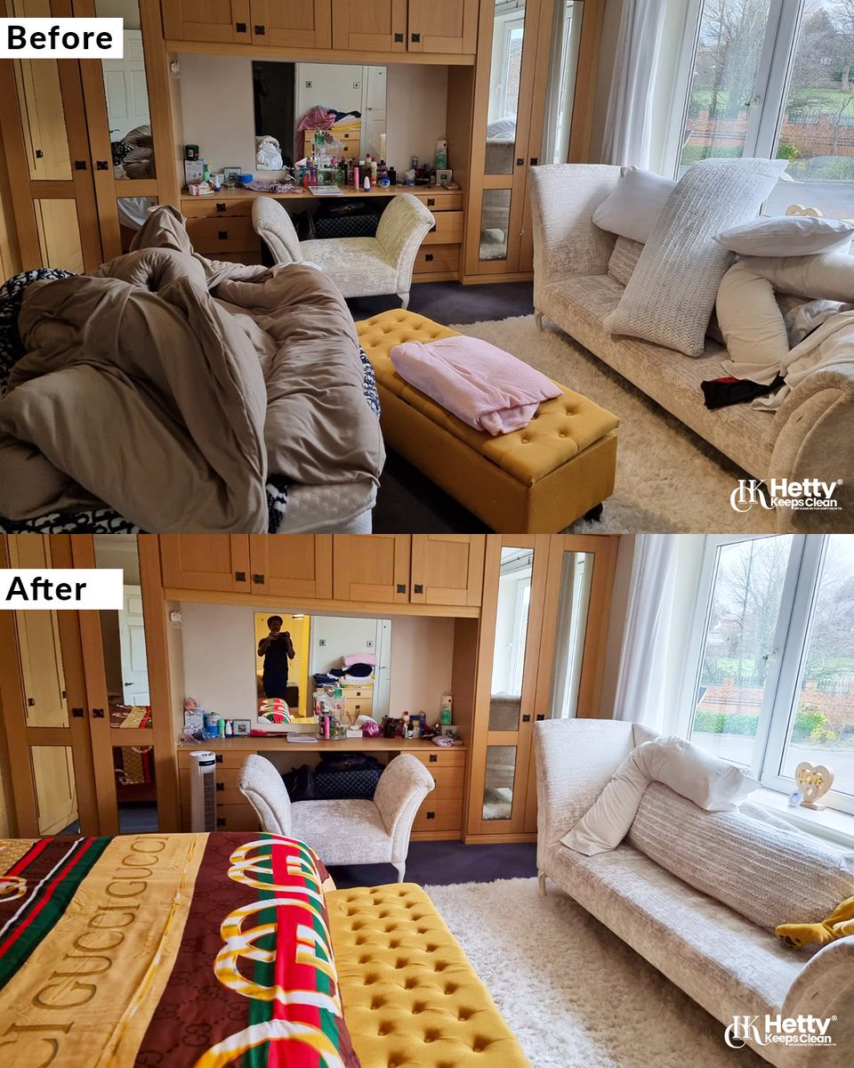 hettykeepsclean's tweet image. 🛌 Blissful Bedroom! Checkout this before and after. We Clean, So You Don't Have To! #cleaning #clean #leeds #yorkshire #HEYA #before #after #residential #bedroom
For bookings Call ☎ +447426378143 or hettykeepsclean.com