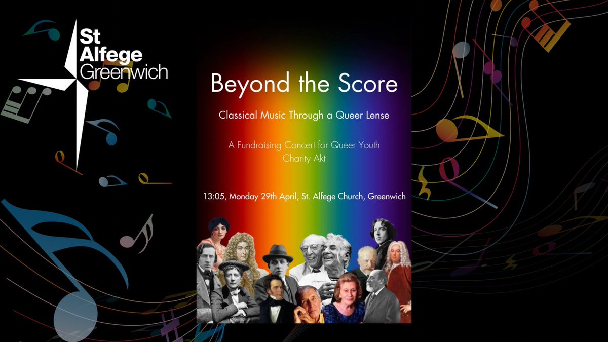 Join singers from @TrinityLaban as they present a lunchtime recital celebrating classical music through a queer lens 🎵🏳️‍🌈 Entry is free, but donations are welcome; proceeds will be split between the church and @aktcharity TODAY | 13.05 | Free Entry #greenwich #freeconcert
