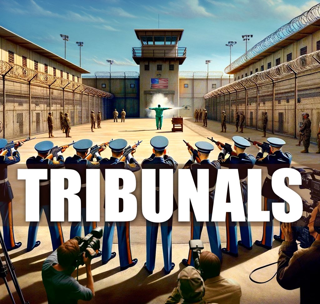 Holy shit. Military Tribunals 🌪️

Have you been wondering why no arrests have happened? And why Fauci, Hillary and Others are still free?

Well here’s the answer…..
Thread 🧵