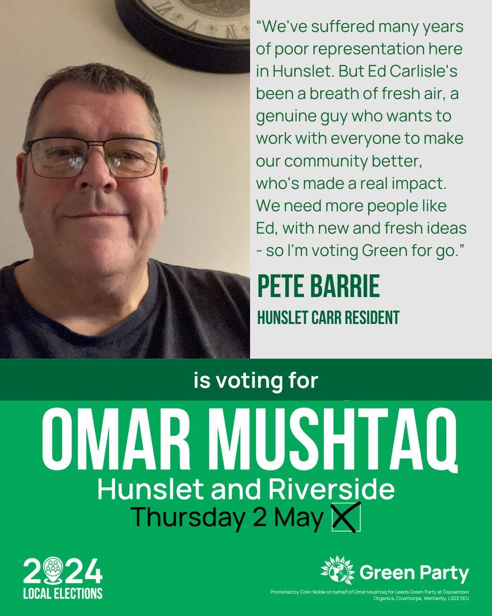 Here in #Hunslet + Riverside, we face many struggles. Yet our communities are rich with good people taking action for change. @Omarmushtaq1990 + I + our team are proud to be working with a great many of them. + huge thanks to all supporting us for the #LocalElections2024. (10)
