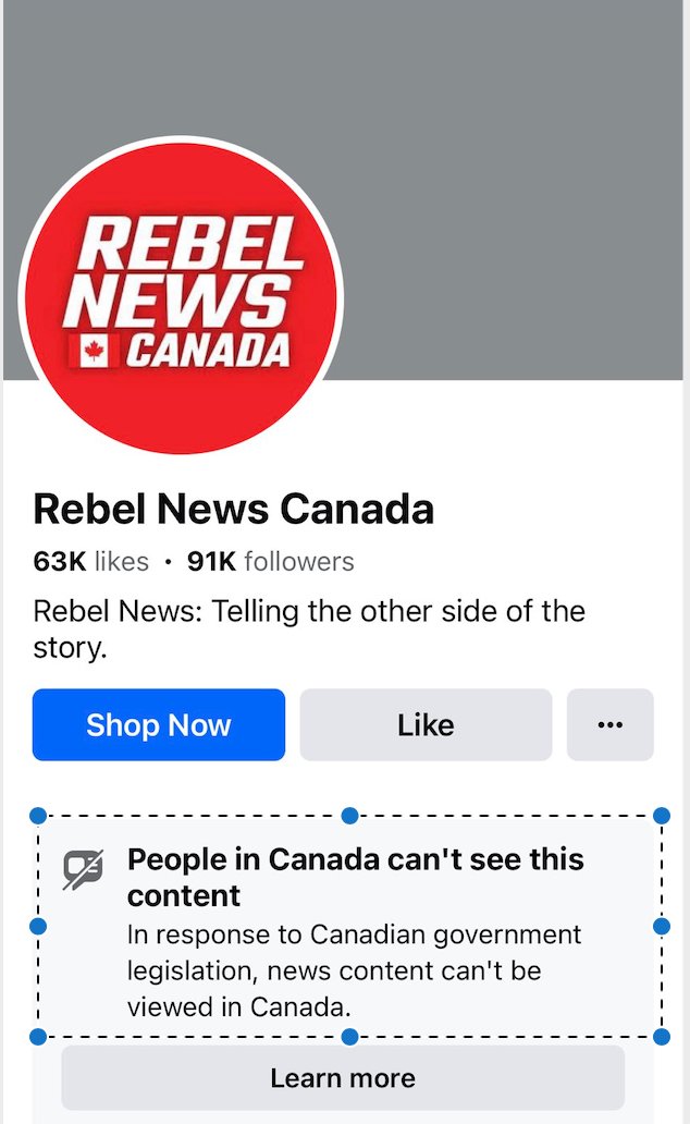 🧐No Canadian news now allowed on Facebook or Instagram due to Trudeau tyrannical law 🤔Independent media is their target to silence and censor? Try yourself using a Canadian server accessing Rebel News with your VPN