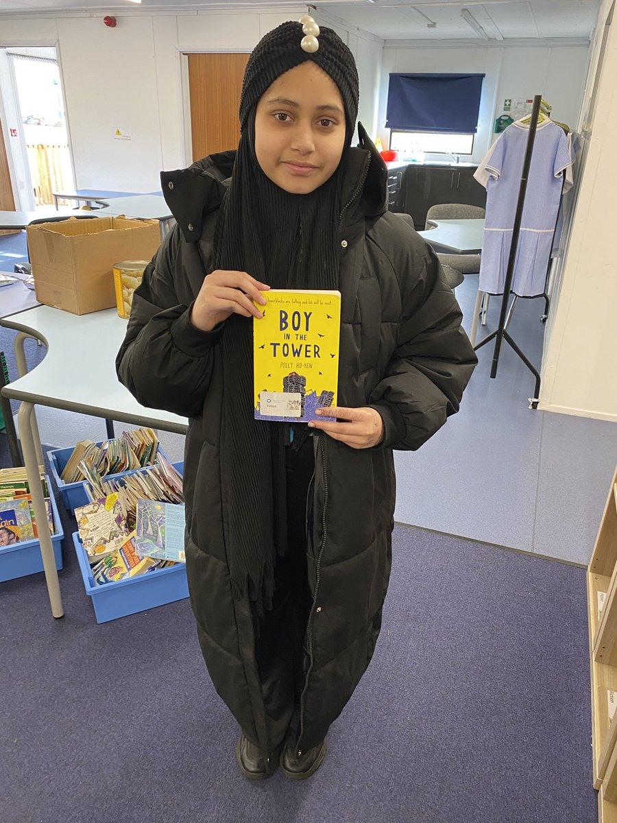 Zara really enjoyed her first book from the library… she read it in less than a week! She said she had to keep reading because she couldn’t put it down. ‘I loved how everyone worked together as a team to survive!’ @HighCragsPLA