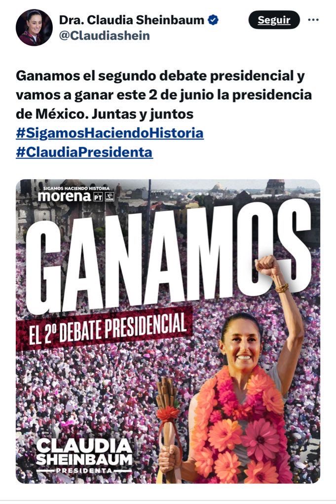 Hasta en las fotos roban. Tiene 6 dedos. Morena se larga este 2024