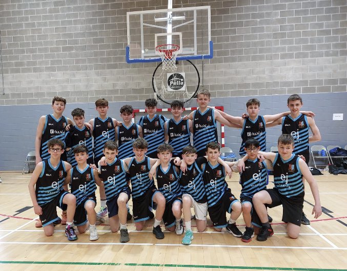 Wishing our 1st Year Basketball team and their management, Mr Moran & Mr.Goldrick, the very best of luck today as they play in the All-Ireland Semi-final at the National Basketball Arena #UpTheHill 🏀