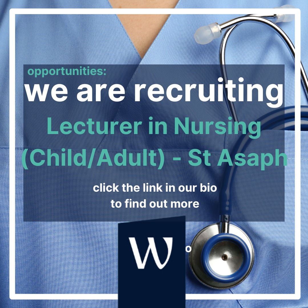 📣 VACANCY 📣 Lecturer in Nursing (Child/Adult) - St Asaph 👩‍⚕️ 📍 OpTIC Technology Centre, St Asaph 📅 Closing Date - Monday 6th May 2024 For more details and to apply, visit the link below: jobs.wrexham.ac.uk/Vacancy.aspx?r… #careers #nursing #jobvacancy #recruitment #opportunity