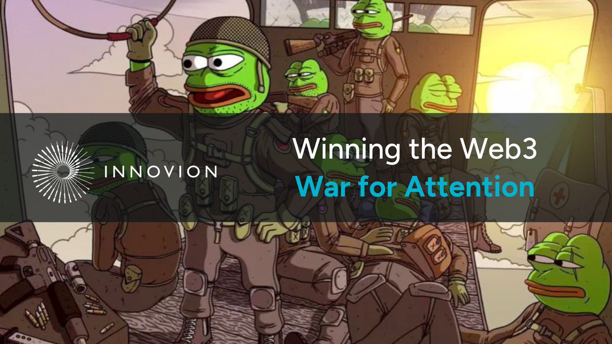 Web3 marketing is a war for attention. 🪖

Innovion has been on the battlefield for years, helping top web3 teams like @oceanprotocol and @AIOZNetwork demand attention in a noisy market.

Below are 5 solid tips for effective web3 marketing campaigns. 👇

Look alive soldier! 🫡