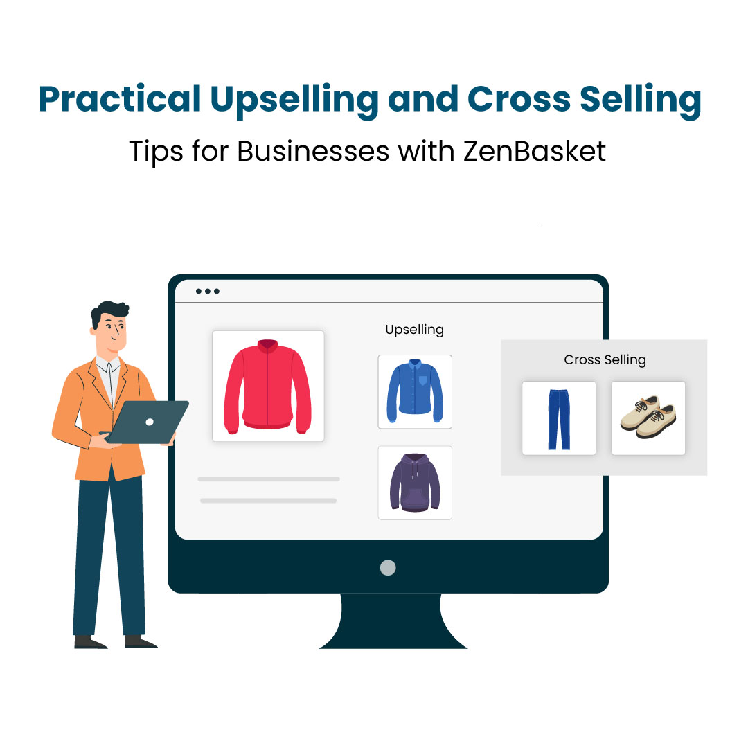 With ZenBasket, discover the techniques for upselling and cross-selling! 

read more: getzenbasket.com/blog/?blogId=b…

#upselling #crossselling #revenuegrowth #customerexperience #transparency #socialproof #productdescription #visuals #ecommerce #businessgrowth