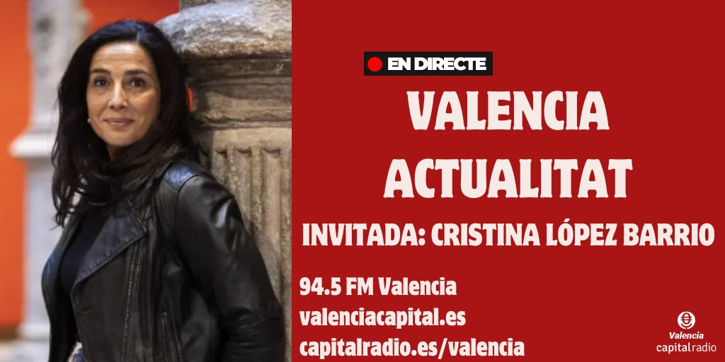 📰| EN DIRECTO: #ValenciaActualitat 📝 Comienza #ElBoletínVA con las noticias más destacadas de Valencia‼️ 📝 Entrevistamos a @crislopezbarrio por 'La tierra bajo tus pies'. ¡No te lo pierdas! --- Valencia Capital Radio 📻 94.5 FM 📲 valenciacapital.es