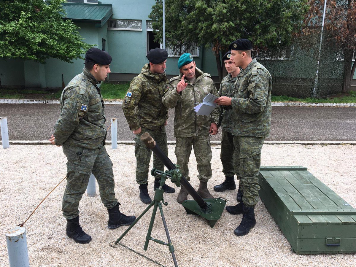 Kosovo Security Force equipped with HAR66 anti tank and 60mm mortar from Turkiyë 🇽🇰⚔️🇹🇷