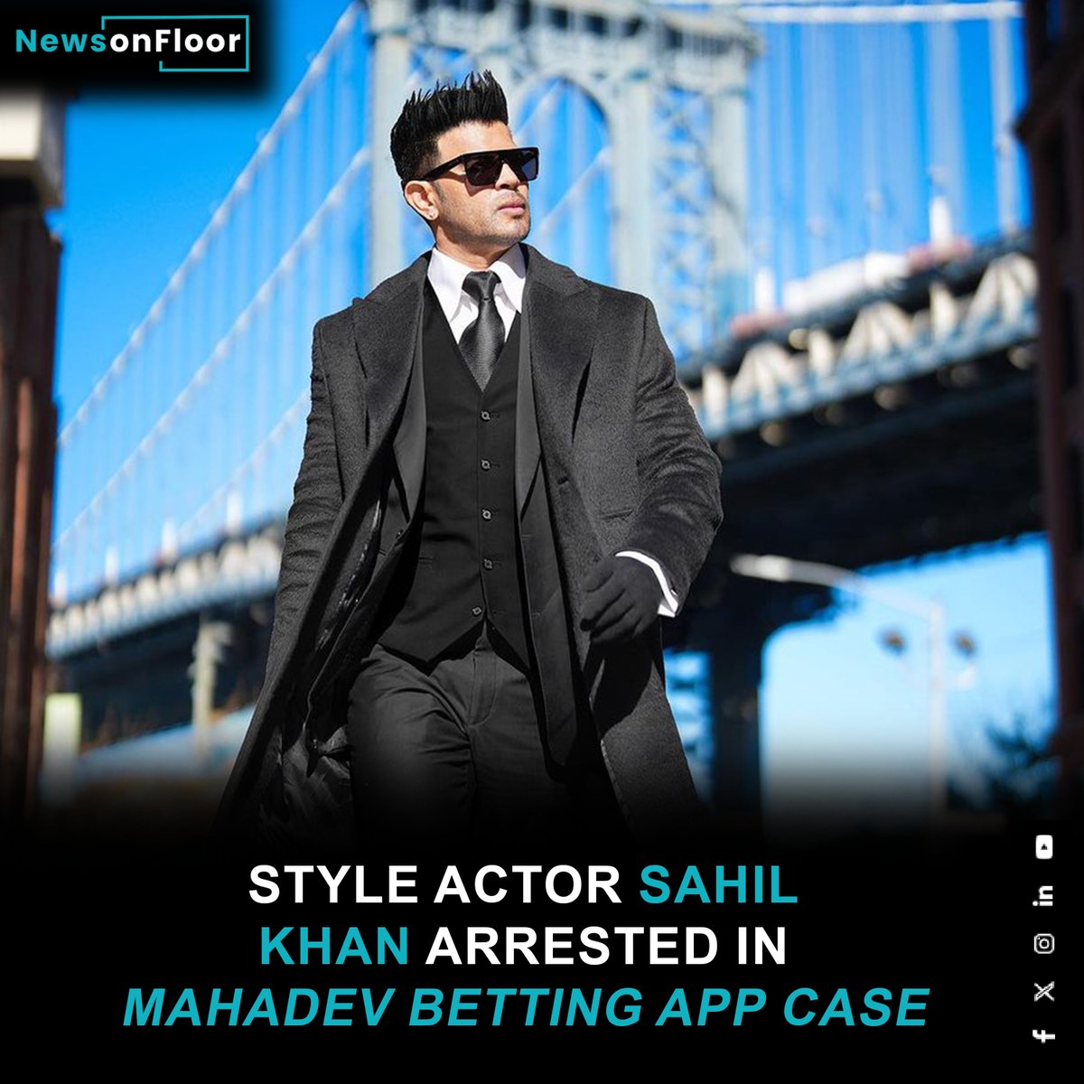 Style actor Sahil Khan, known for his roles in Bollywood, was arrested in connection with the Mahadev betting app case. The arrest followed a denial of anticipatory bail by the Bombay High Court. . . #SahilKhan #Bollywood #Arrest #MahadevBettingApp #LegalCase #BombayHighCourt