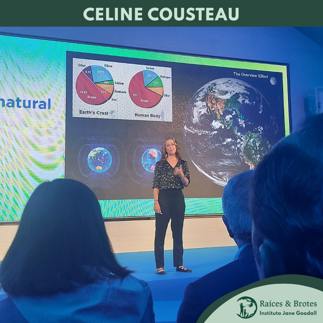 Hace una semana, en el evento #HealthyCities, tuvimos la suerte conocer a la increíble #CelineCousteau. 🌊 
Activista, divulgadora y directora de documentales, nos regaló una inspiradora ponencia sobre la importancia  de cuidar la naturaleza y de conectar con ella💚🌏