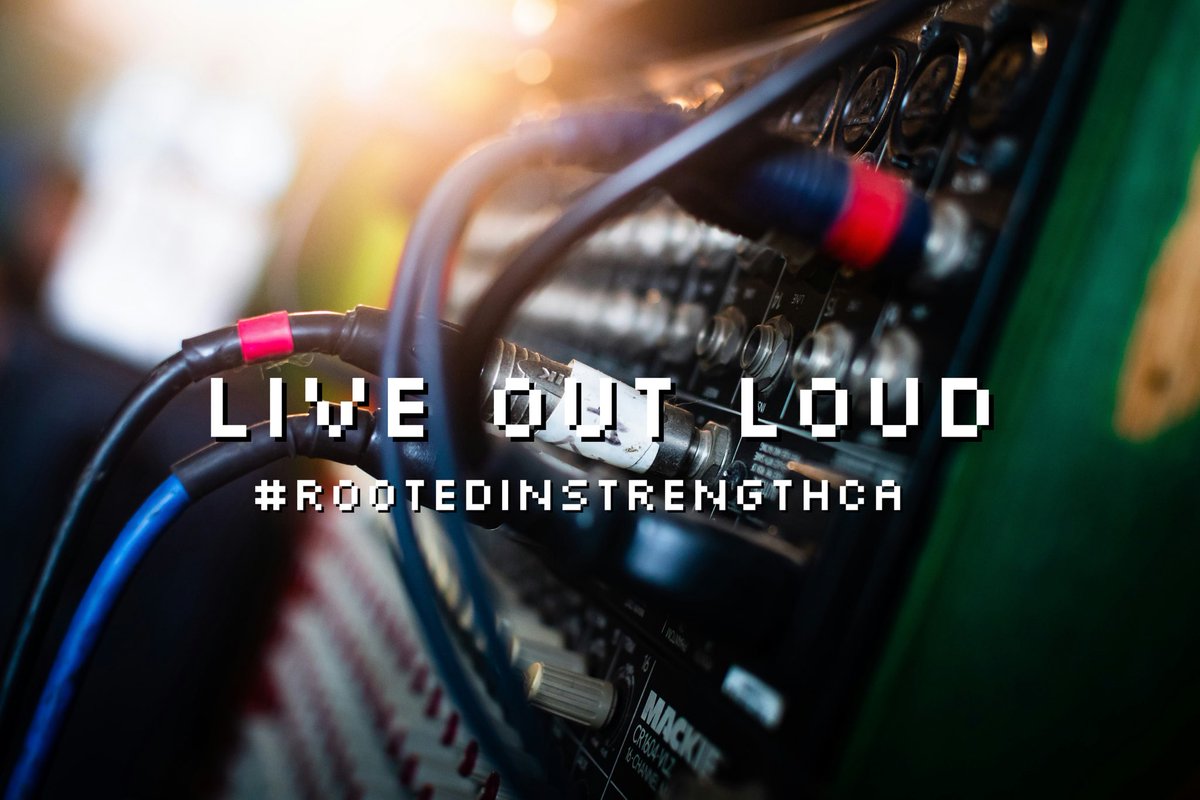 No matter what you struggle with you are not alone. Let God Live Out Loud through your life. Let him drown out all the negative voices that surround you like guilt,control,anger,shame,and trust. Get close and let God Live Out Loud in your life. Philippians 1:6 #RootedInStrengthCA