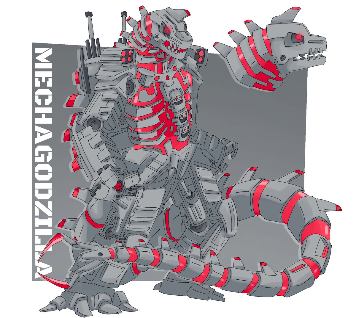 Humanities chance against the Gods #Mechagodzilla