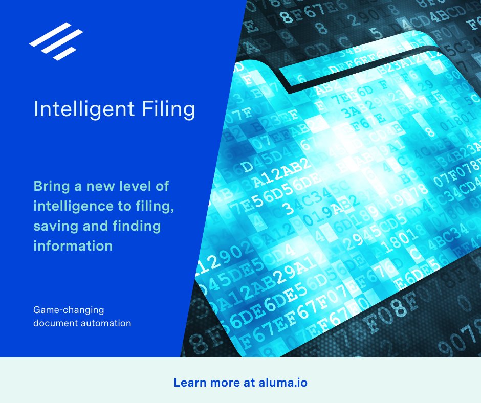 Bring a new level of intelligence to filing, saving and finding information bit.ly/3bh8cZ3 #intelligentfiling #documentmanagement #contentservices