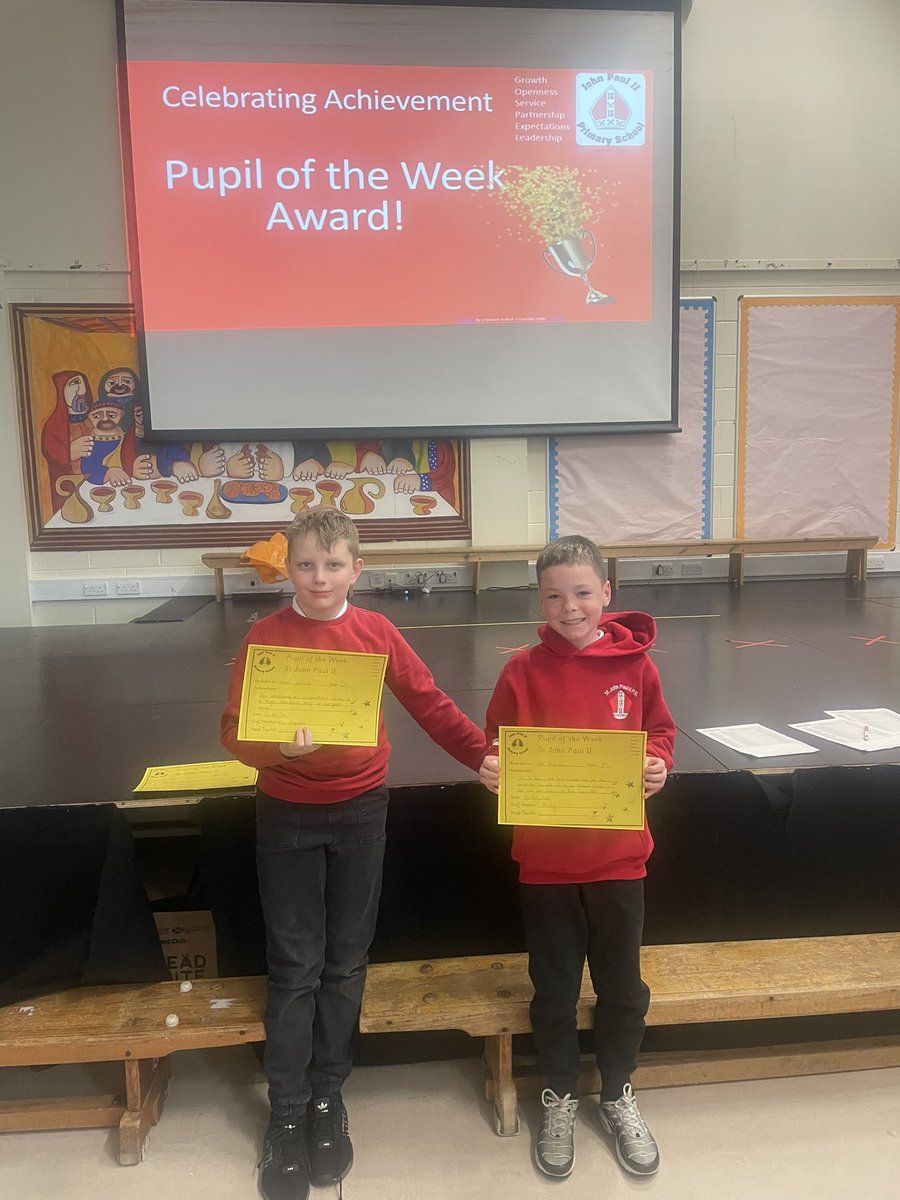 Well done to our P6/7 & P7 award winners 🤩 Pupil of the Week 🌟