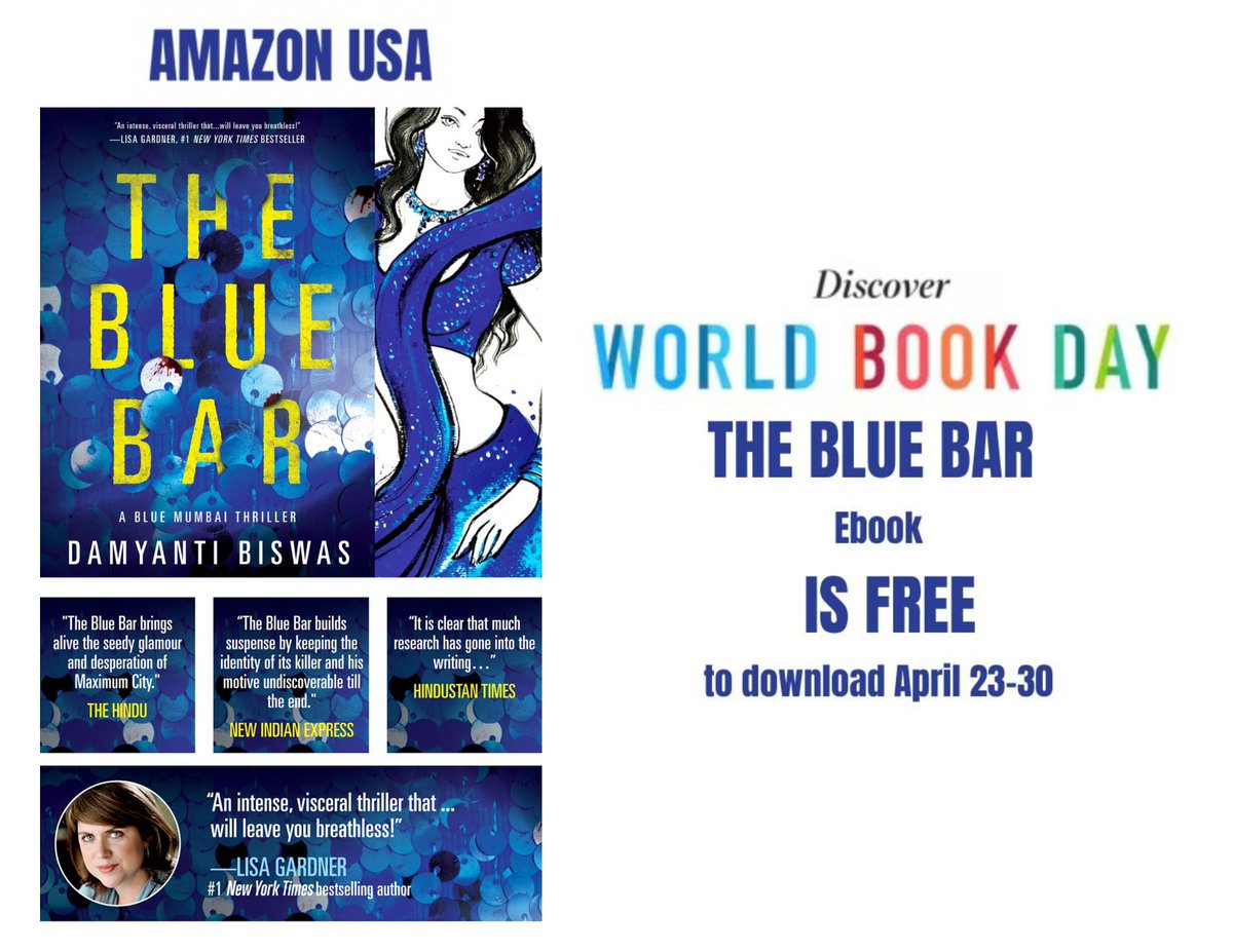 What better way to boost the spirits of a sick author, than to see Amazon pick their book on World Book Day? The Blue Bar is available to download today and tomorrow. Don't miss out on snagging a free copy: tinyurl.com/4eh8m2c7