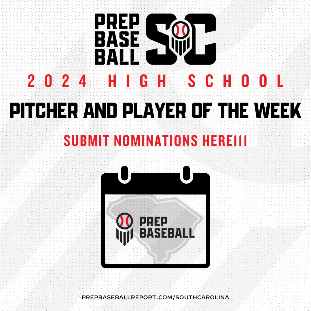 ‼️ 𝘗𝘪𝘵𝘤𝘩𝘦𝘳 & 𝘏𝘪𝘵𝘵𝘦𝘳 𝘰𝘧 𝘵𝘩𝘦 𝘞𝘦𝘦𝘬 ‼️ ATTN: High School Coaches Submissions for our Pitcher & Hitter of the Week must be submitted by Monday 4/29/24 @ 12 PM. Please include all relevant stats from 4/22-4/27. Nominate Players ⬇️ loom.ly/QkQ5uCo