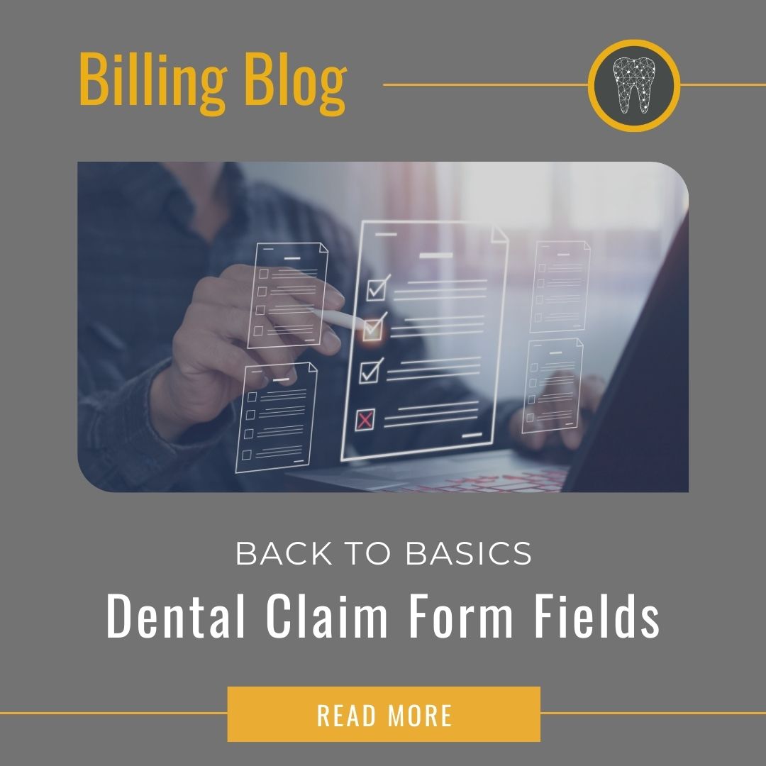 dentbillingpros's tweet image. It is hard to keep up with the changes to billing regulations and coding. This month, we are going back to the basics of a dental claim form submission. Link: dentalbillingconsulting.com/blog/dental-cl… #claimform #restart #dental #oralsurgery #periodontics #billingblog #dentalbillingconsulting