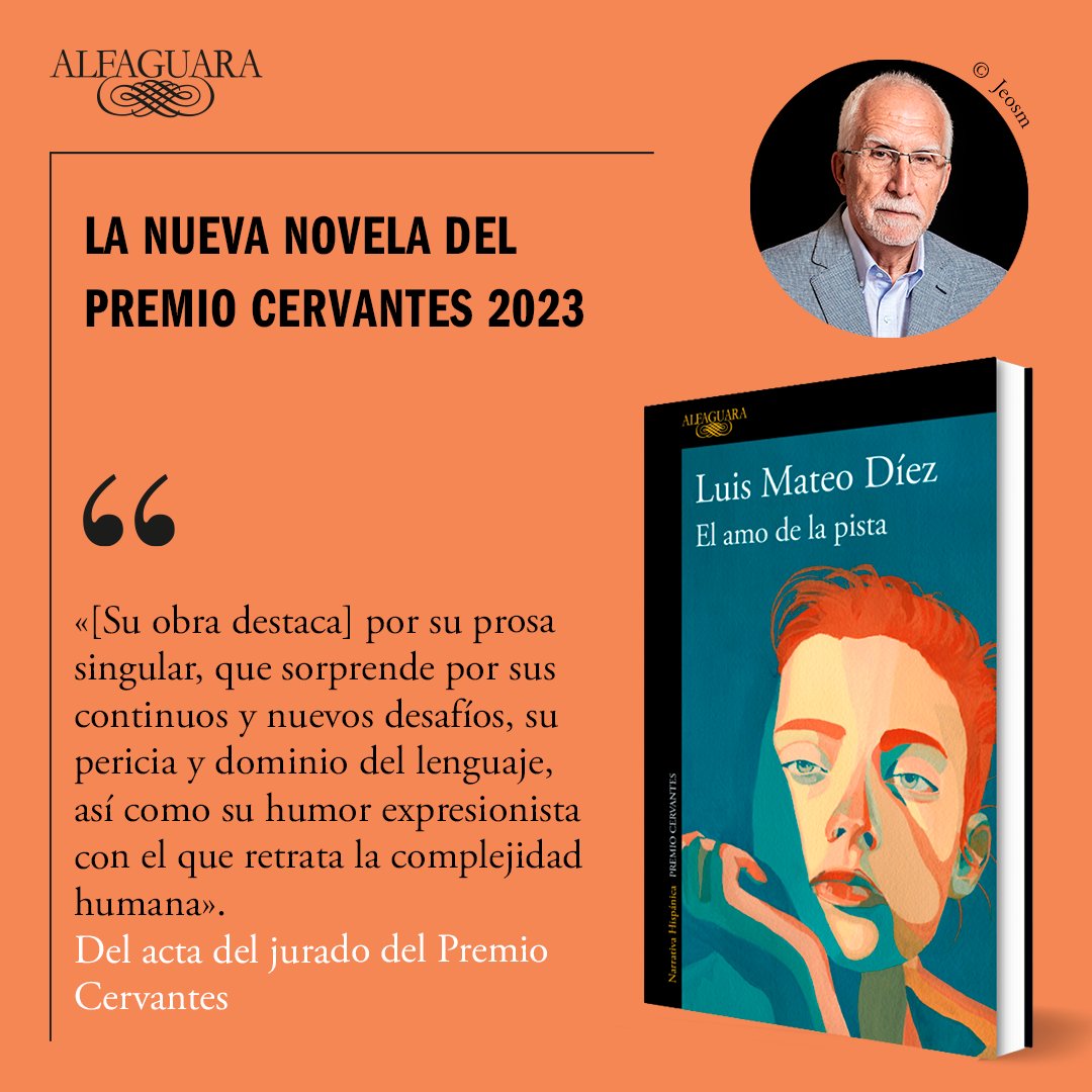 @elcultural «El amo de la pista» es una novela plena de ingenio e imaginación prodigiosa sobre la vulnerabilidad y la peligrosa fascinación de los mistificadores. 

bit.ly/3JyGk2v

#LuisMateoDíez #PremioCervantes #ElAmoDeLaPista