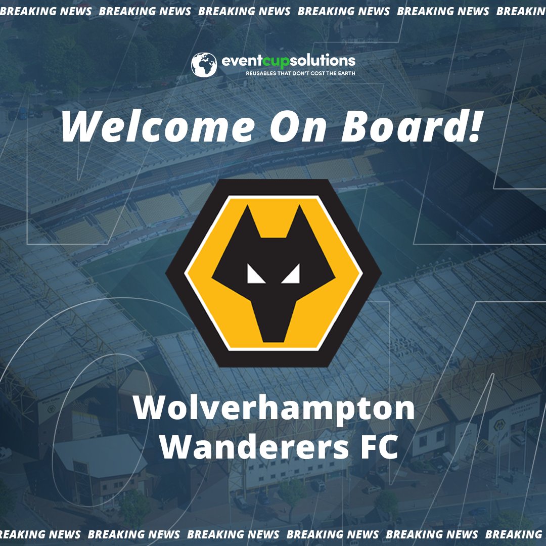 We're delighted to be partnering with Wolverhampton Wanderers FC at Molineux. Our reusable cup system will help generate funds for their charity partners. Welcome aboard Team Wolves!

@wolves
#molineux #reusablecupsystem #wolverhamptonwanderers #teamwolves #wolves #eventprofs