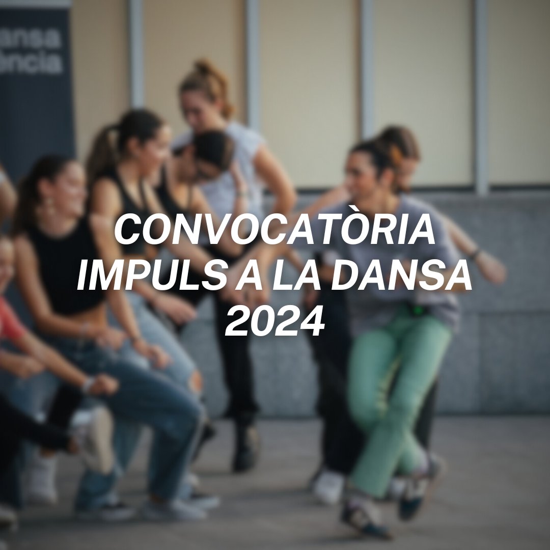 🌟 Obrim convocatòria per a #ImpulsalaDansa 2024! 🌟 🌫️ Seleccionem 12 projectes coreogràfics i/o de mediació que seran implantats en espais públics municipals.⚡ 🔗 dv.ivc.gva.es/convocatoria-i… #DulceRugir #DansaValència24
