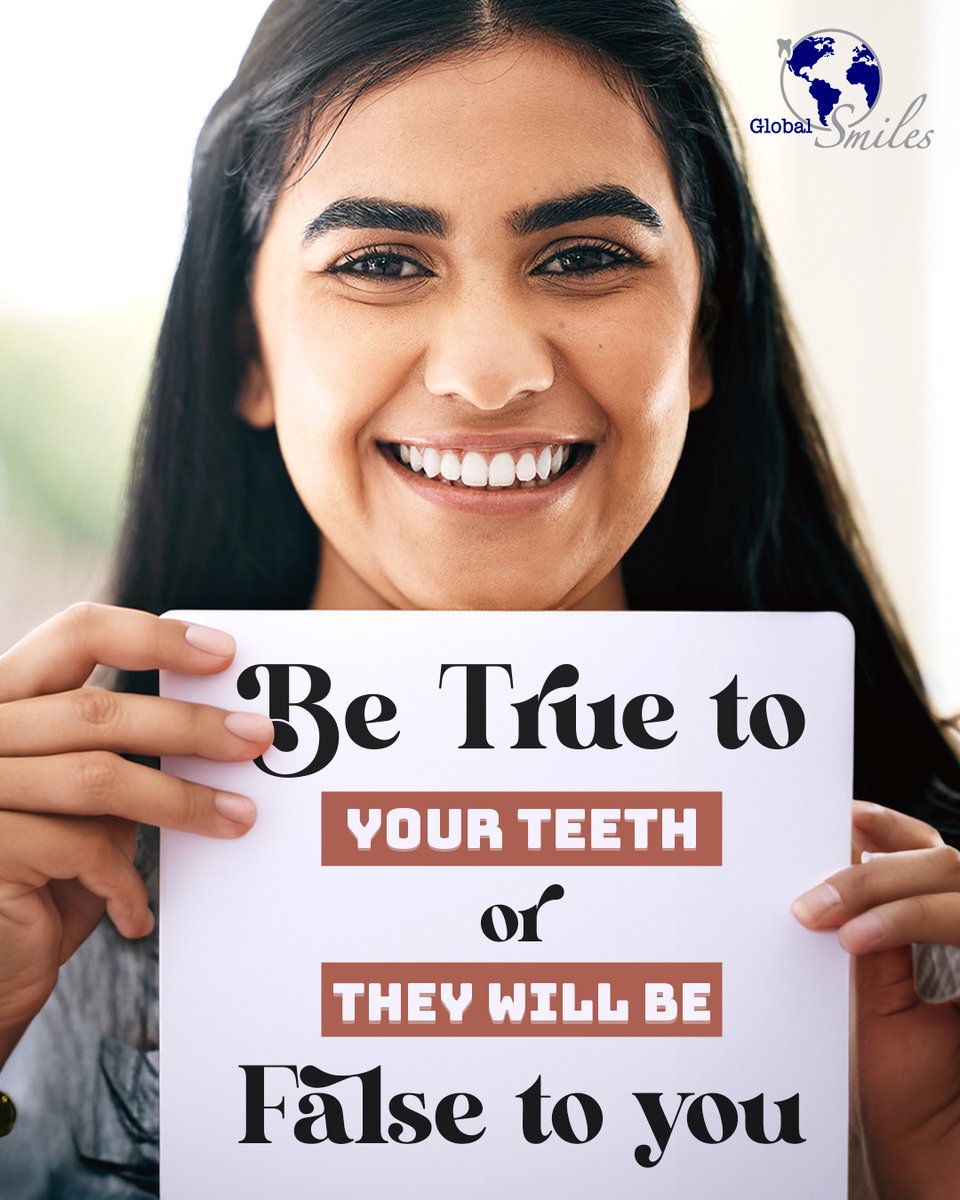 🦷 Be true to your teeth or they will be false to you 🦷 

#motivationalmonday #mondaymotivation #dentalcare #healthyhabits #oralhealth #smilebright