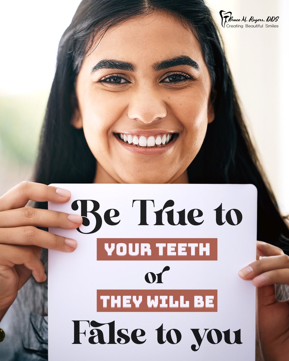 🦷 Be true to your teeth or they will be false to you 🦷 

#motivationalmonday #mondaymotivation #dentalcare #healthyhabits #oralhealth #smilebright