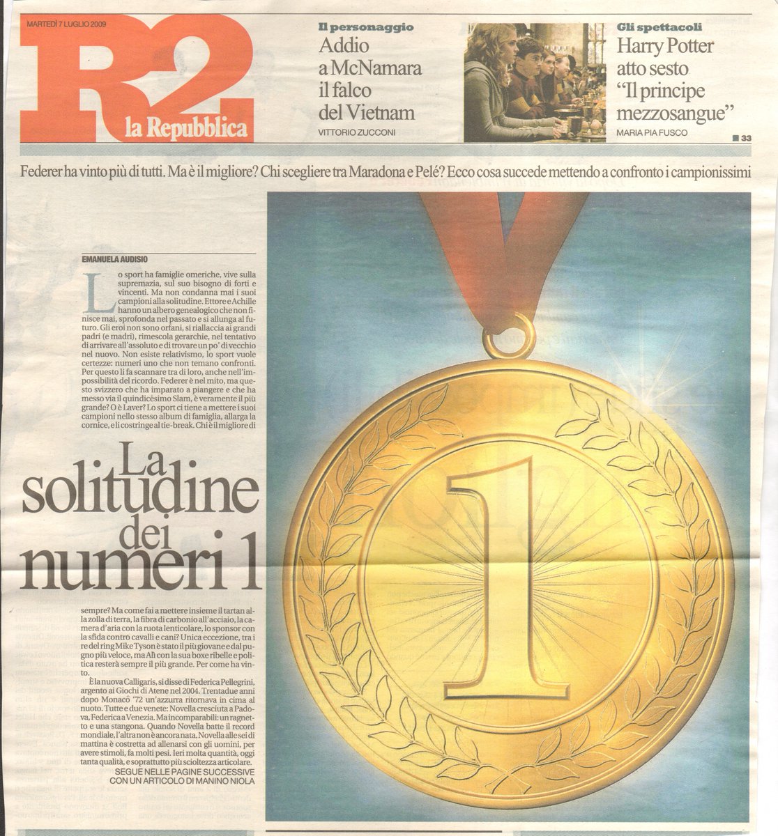 Frank201410's tweet photo. 🅲🅾🅼' 🅴🆁🅰🆅🅰🅼🅾…
#EmanuelaAudisio #MarinoNiola
@repubblica 7/07/2009
#ritaglidistampa #sport #numeri1 #campioni #sfide #solitudine
@giuliocardone69 @pazzoperrep @giusmo1 @CarloVerdelli @SentieroDigital @PiervittorioM @aligip @matteopinci @PerSaturno @sergtosi https://t.co/5Pt4AZLKmb