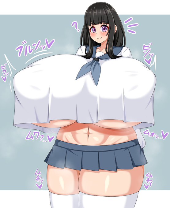 skeb依頼で爆乳えるたそのド下品フェラを描かせていただきましたー!! 