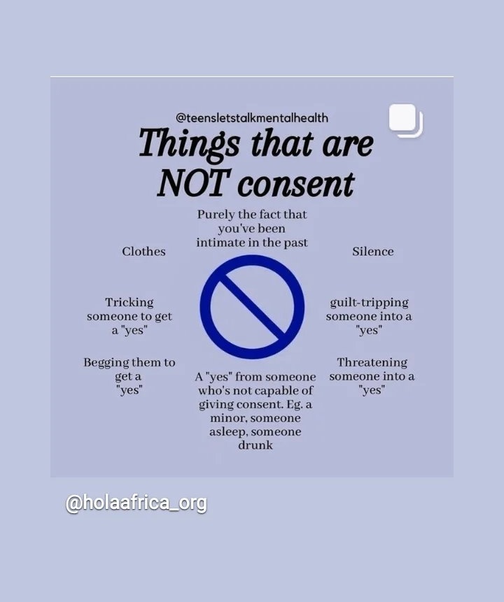 As we come to the end of the #SexualAssaultAwareness Month... anything that's not a yes is a NO!