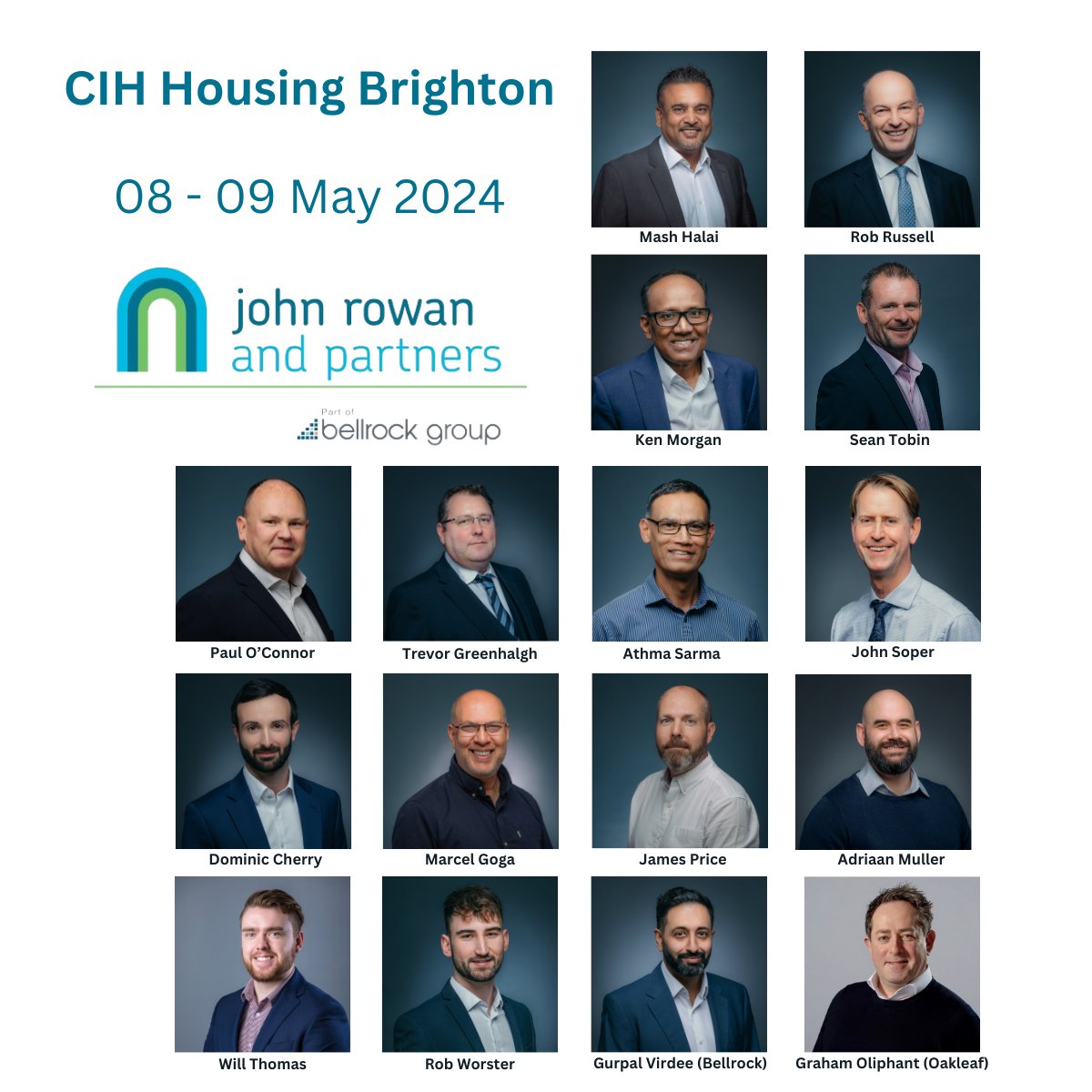 Some of our team will be in Brighton for the @CIHhousing conference. Please get in touch to meet with them and find out how we can work together.

#cihbrighton #housingbrighton #housing #housingindustry #construction #constructionindustry #networking